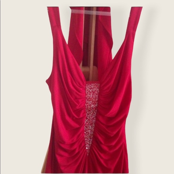 🔴 Dark Red Long Sexy Dress/Gown - Picture 2 of 6